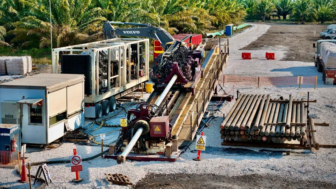 Perforación dirigida en el cruce del Río Coatzacoalcos